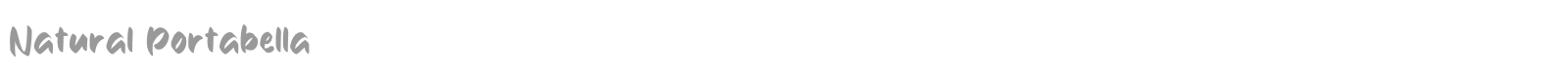 Natural Portabella font preview